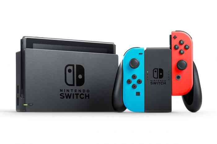 O console "Nintendo Switch" vendeu 2,74 milhões de unidades em março