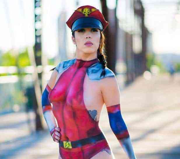 Body paint for cosplay