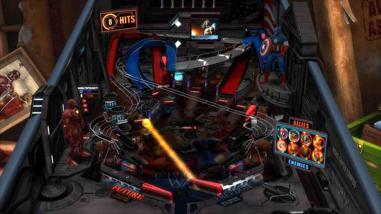 Pinball FX2: Marvel Pinball – Civil War Table (XBLA) Review - COGconnected