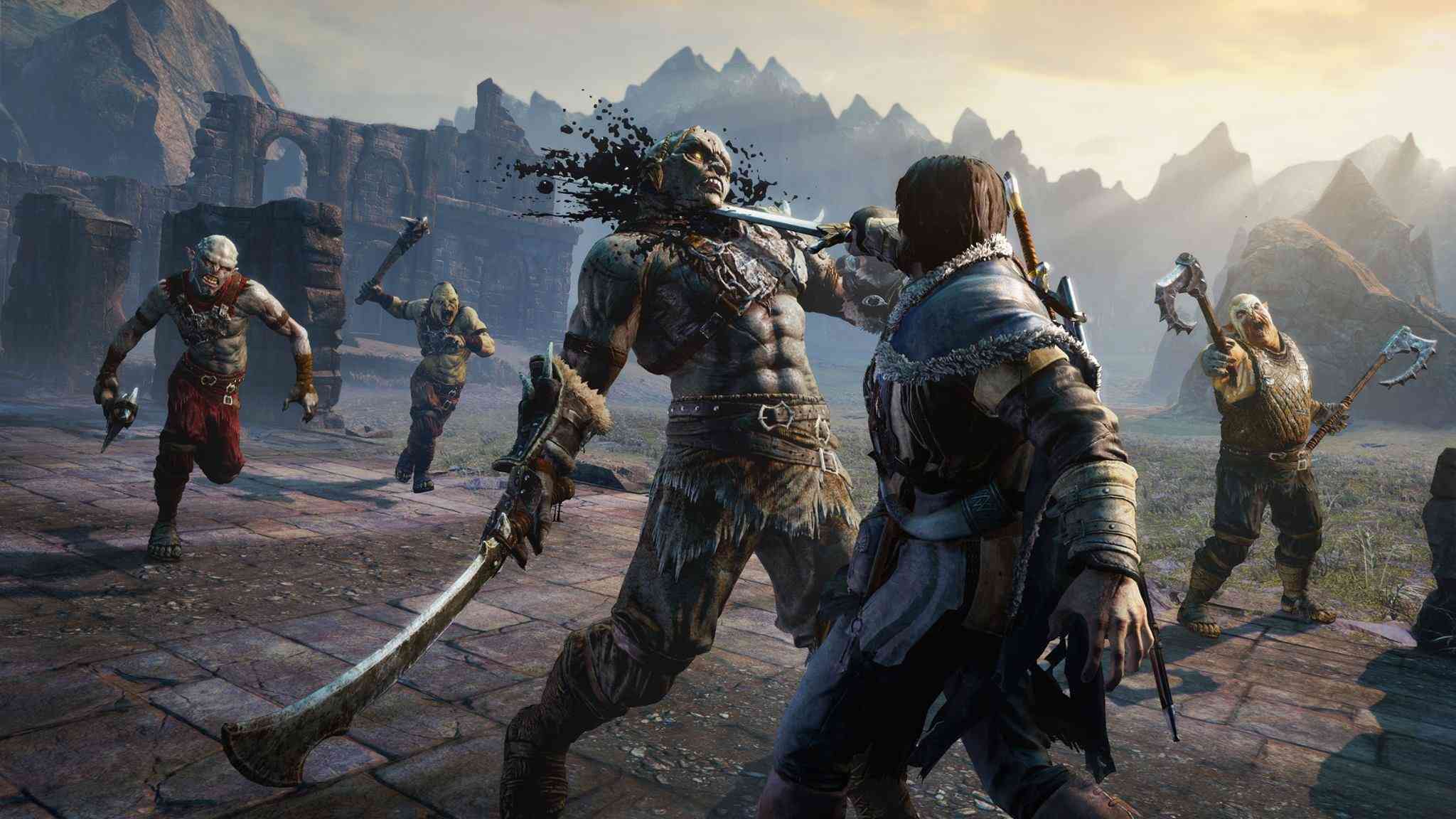 shadow of mordor download size xbox one