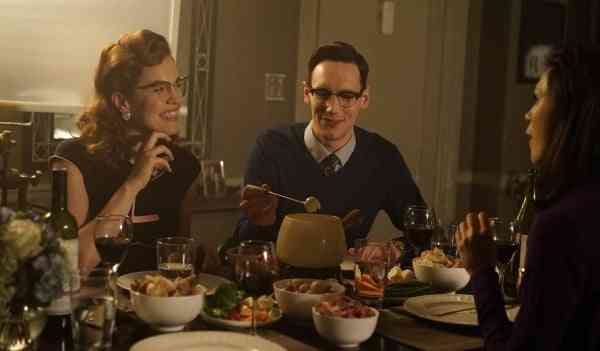 GOTHAM: L-R: Chelsea Spack and Cory Michael Smith in the ÒRise of the Villains: ScarificationÓ episode of GOTHAM airing Monday, Oct. 19 (8:00-9:00 PM ET/PT) on FOX. ©2015 Fox Broadcasting Co. Cr: FOX.