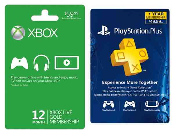 Xbox-Live-PlayStation-Plus-gift-cards
