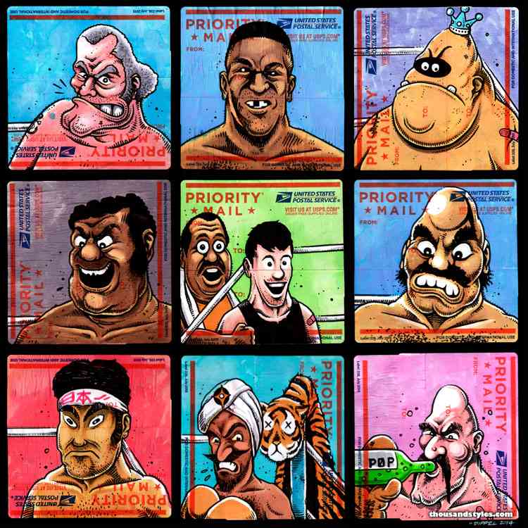 Punch-Out!! Wii HD - All Opponent Star Punch Reactions 