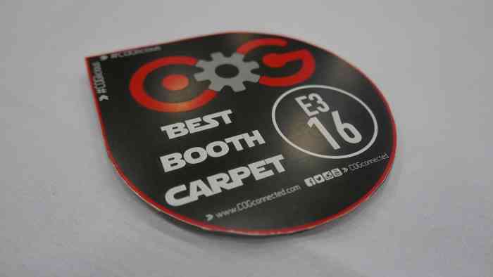 COG e3 2016 awards - best booth carpet