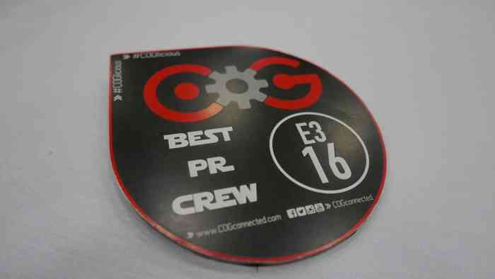 COG e3 2016 awards - best PR crew