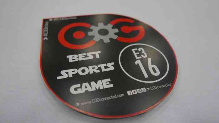 COG e3 2016 awards - best sports game