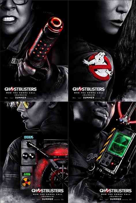 Ghostbusters 2016 Posters