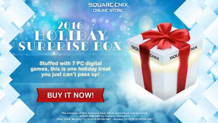 square enix holiday box