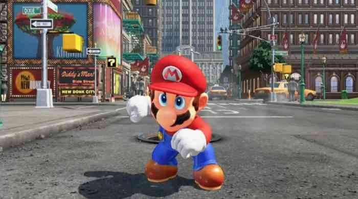 Super Mario Odyssey Top Screen