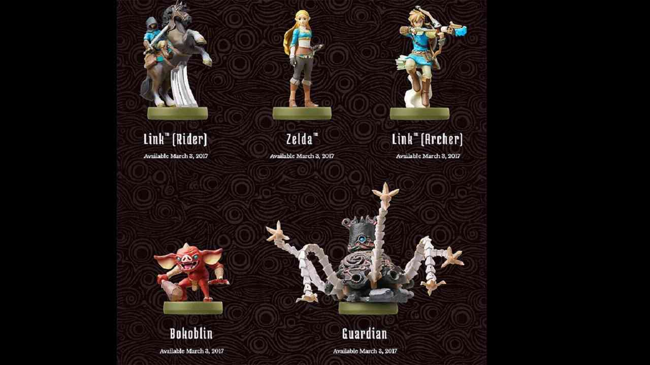 breath of the wild amiibo figures