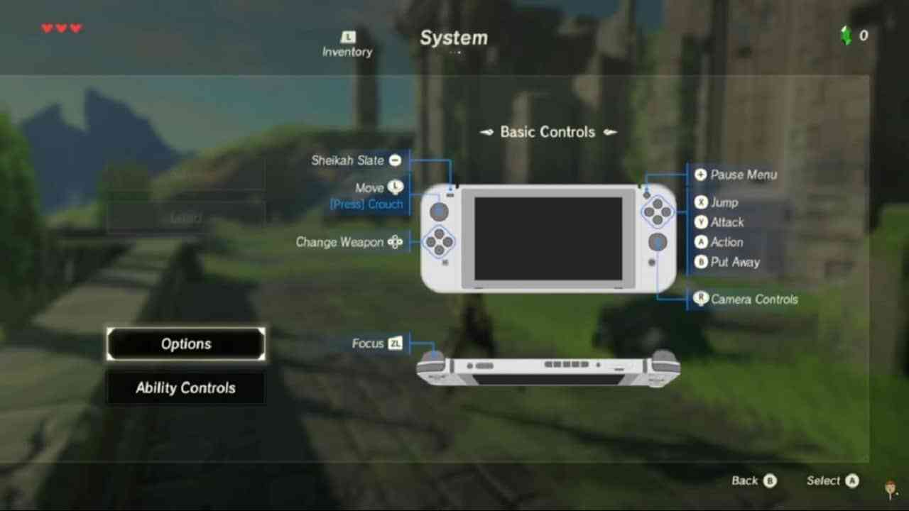 New Gameplay Mechanic Hinted at in Breath of the Wild Menu Screen