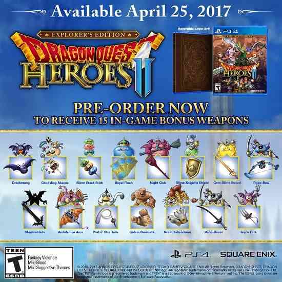 Dragon Quest Heroes 2 explorer's edition