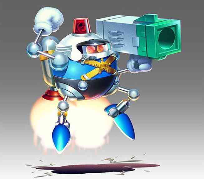 Sonic Mania Heavy Gunner