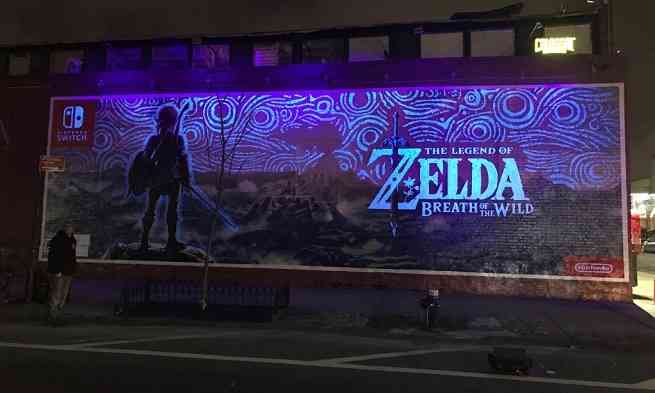 Zelda Mural Night