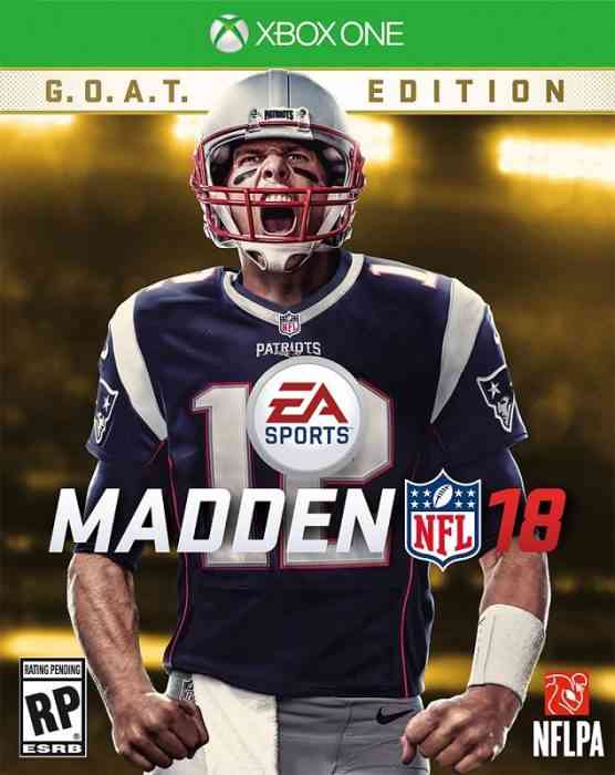 Tom Brady Cover Madden 18