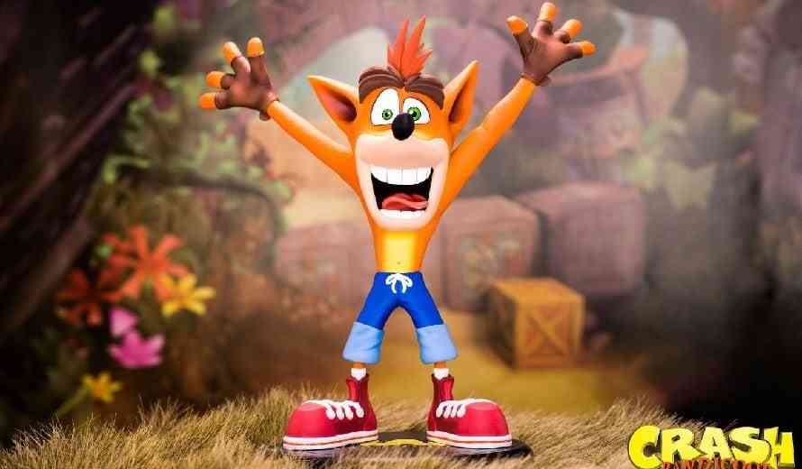 crash bandicoot 9 pvc painted statue