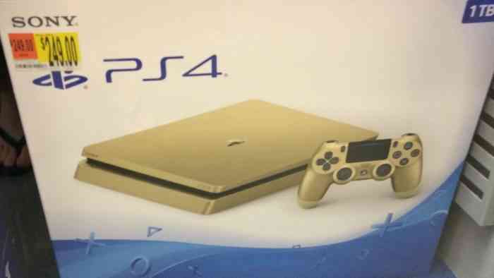 Golden PlayStation 4