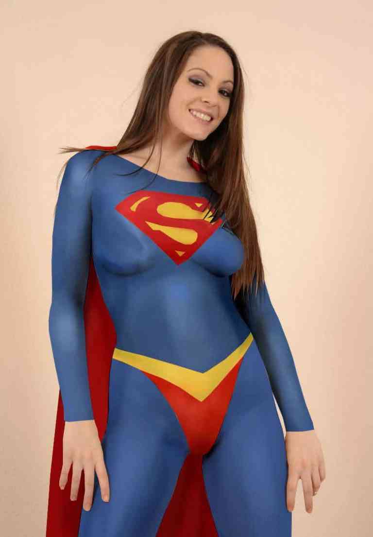 This Super Sexy Collection of Super Hero Body Paint Cosplay i...