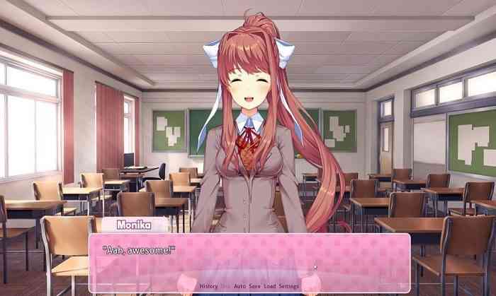 Doki Doki Literature Club Monika Screenshot