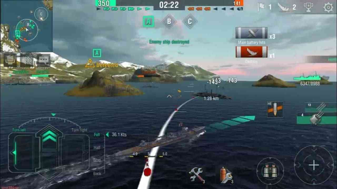 World of Warships Blitz Review - Naval MMO Doesn't Rock the Boat ...