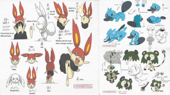 Starter Evolutions ( Based on leaked photos and info) : r