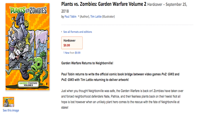 Plants Vs Zombies: Garden Warfare 3 Amazon leak