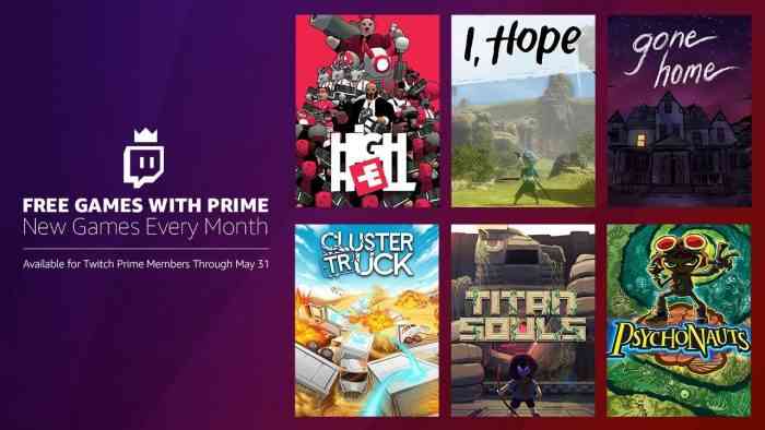 Twitch Prime May bundle