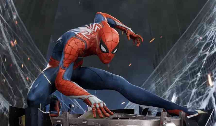 Spider-Man Swings Over LA in a Building-Sized PS4 Poster