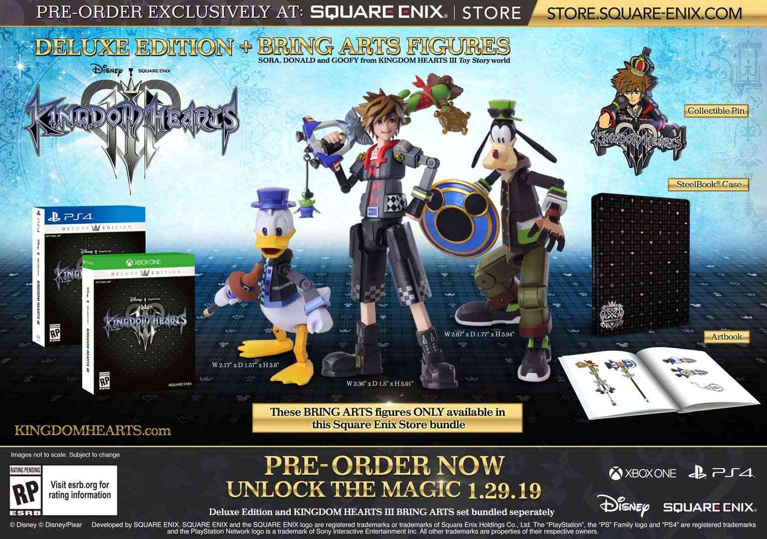 is the kingdom hearts 3 deluxe edition amazon