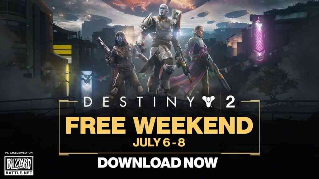 Destiny 2 Is Free to Play over the Weekend COGconnected