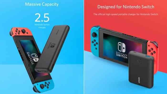 Switch Anker portable chargers