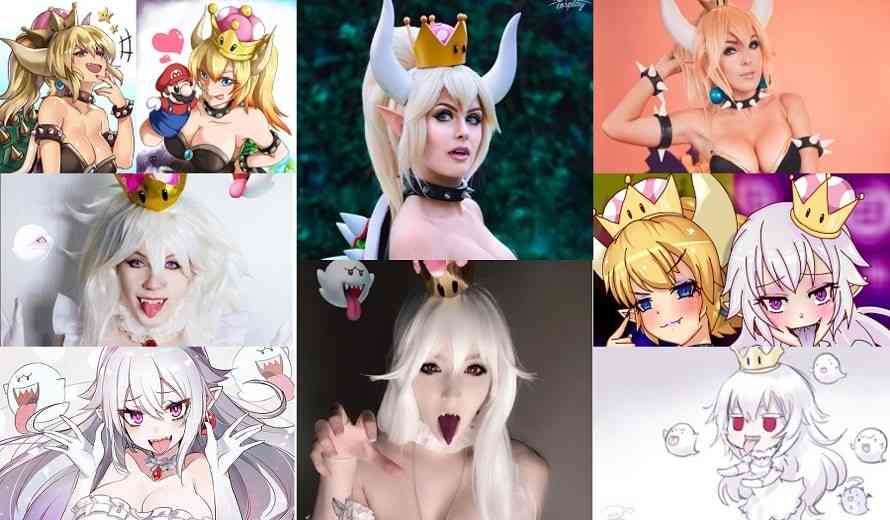 A Provocative Collection of Steamy Bowsette and Booette Cosplay.