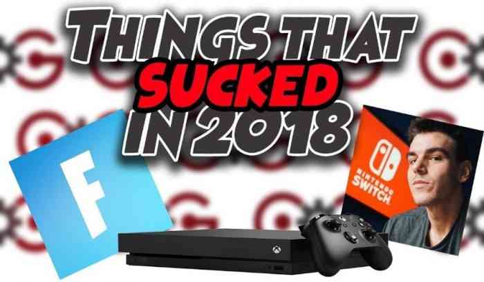 10 things that sucked in 2018