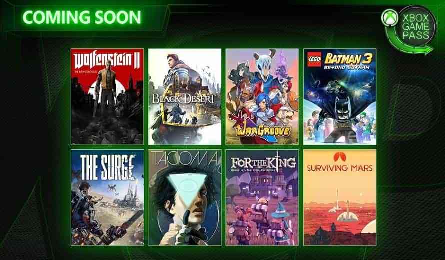 games coming to game pass march