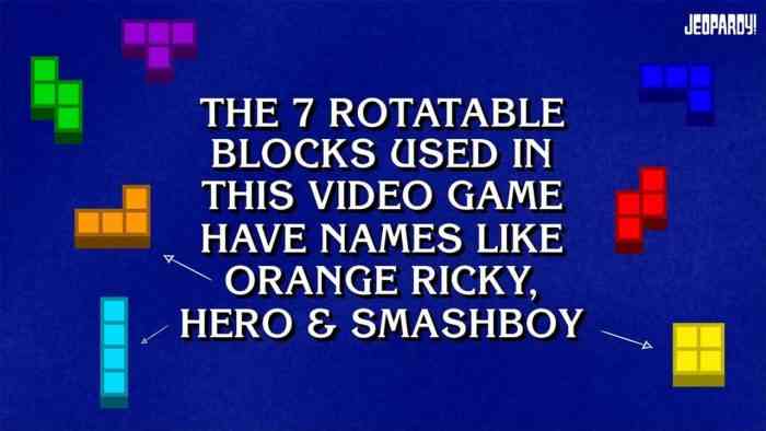 Fake Tetris fact Jeopardy