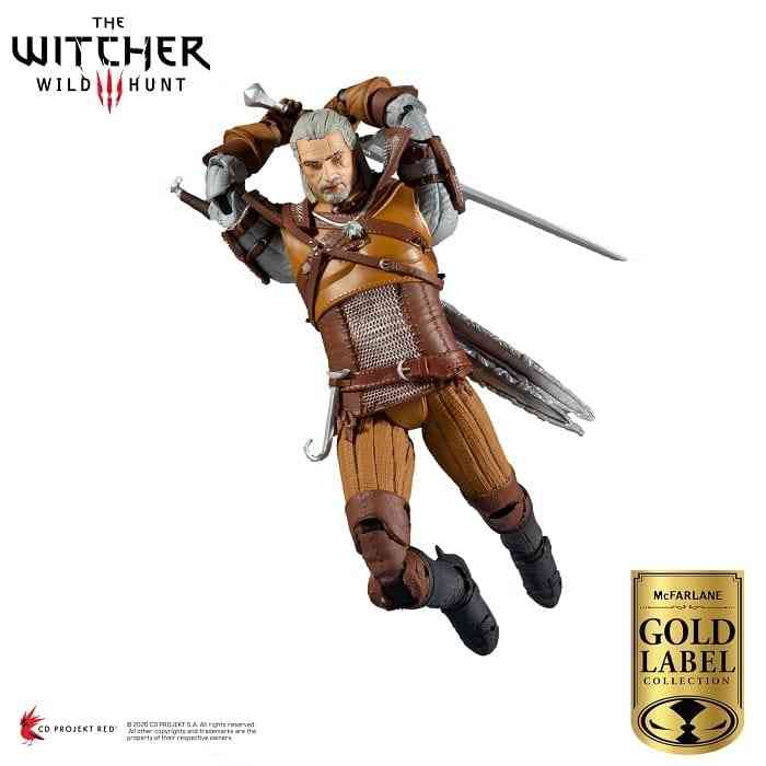 The McFarlane Gold Label Collection: Geralt of Rivia from The Witcher 3: Wild Hunt