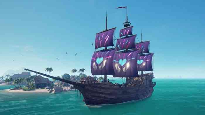 sea of thieves playstation sails