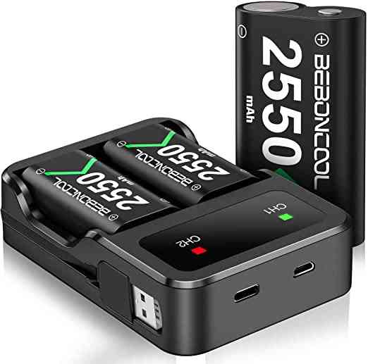 BEBONCOOL 2x2550 mAh Rechargeable Battery Pack