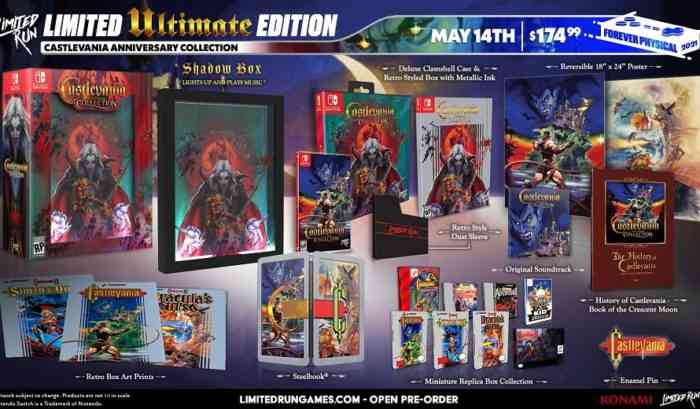 Castlevania Anniversary Collection Limited Run special edition