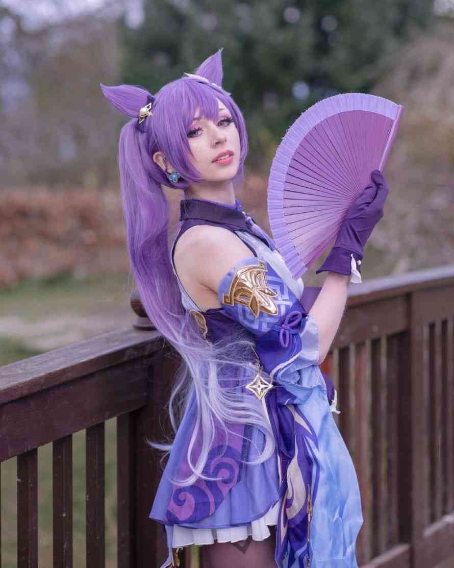 Keqing cosplay. Косплей на море. Anaelic Cosplay. Anaelic Cosplay Diana.