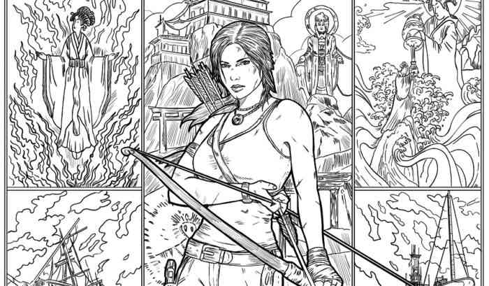 Download Tomb Raider Coloring Book Pages Available For The Kid In All Of Us