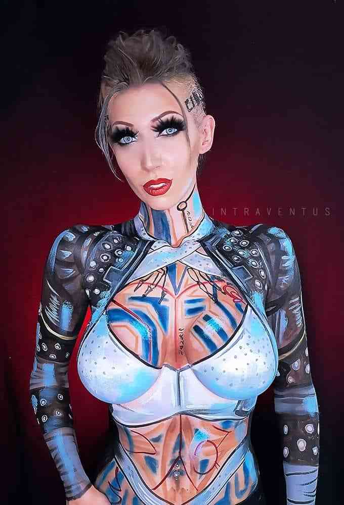 Intraventus Body Paint Cosplay is Outstanding and Smokin' Hot.