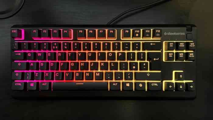 SteelSeries Apex 3 TKL Gaming Keyboard Review - CGMagazine
