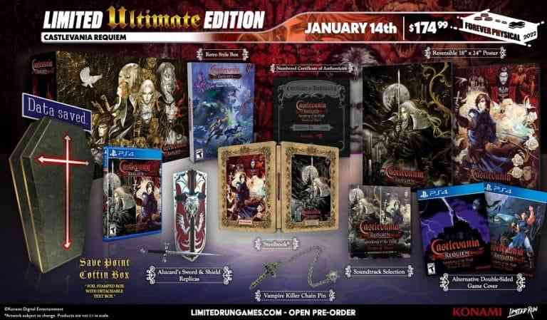 CASTLEVANIA REQUIEM PS4 COLLECTOR Classic Edition NEUF sous blister