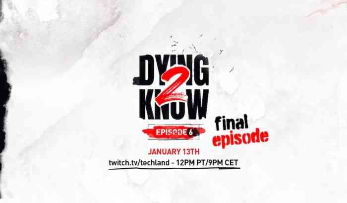 Dying 2 Know Invitation