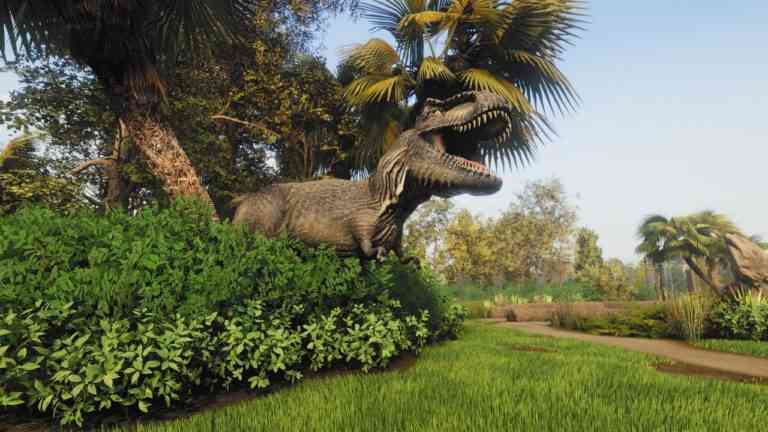 There Is Dinosaur DLC In Lawn Mowing Simulator