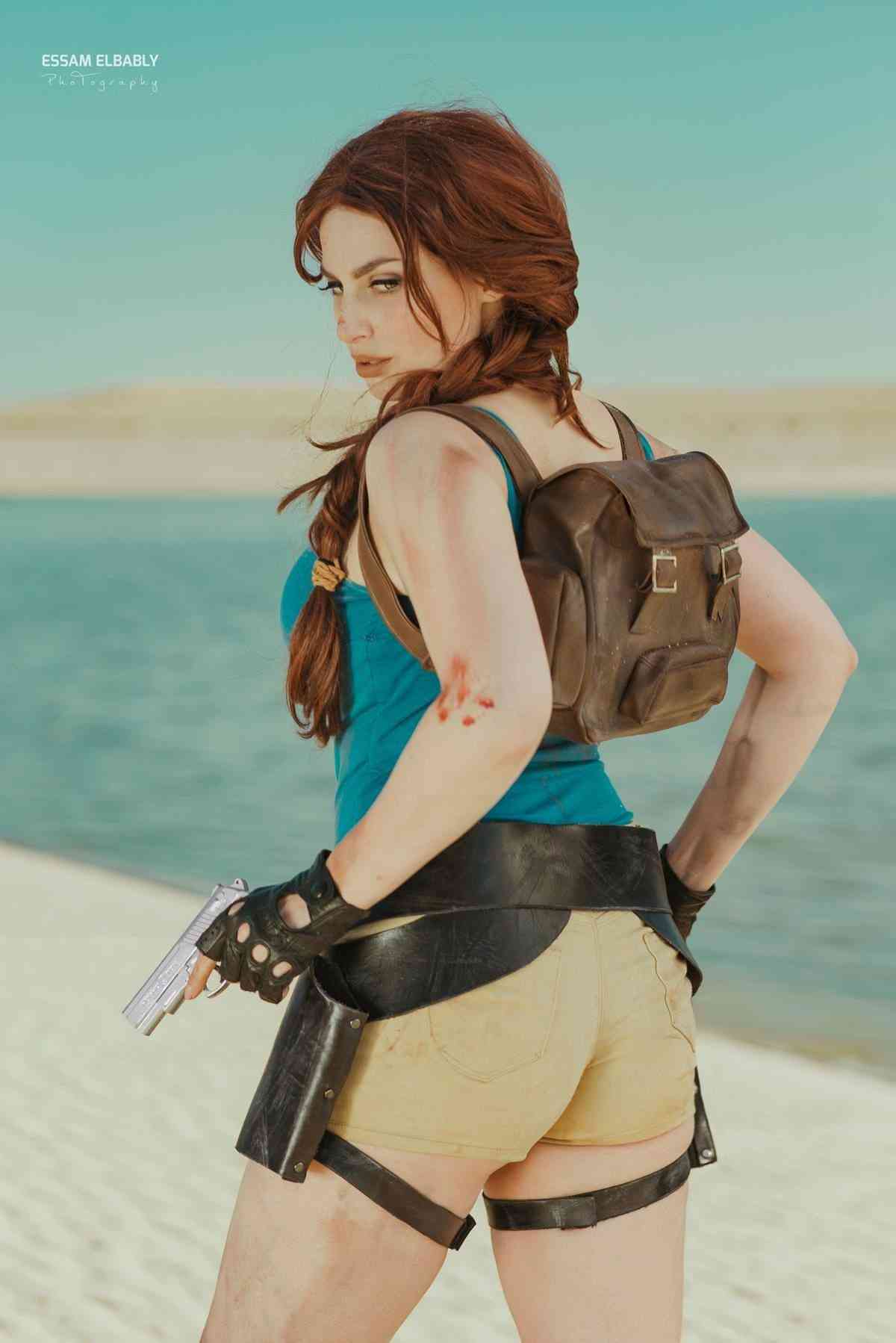 Meagan Marie Lara Croft cosplay.