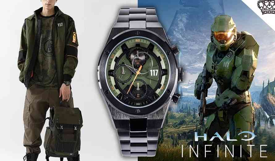 HALO 5 GUARDIANS MENS LARGE FACE WATCH - ACCUTIME WATCH CORP. | eBay