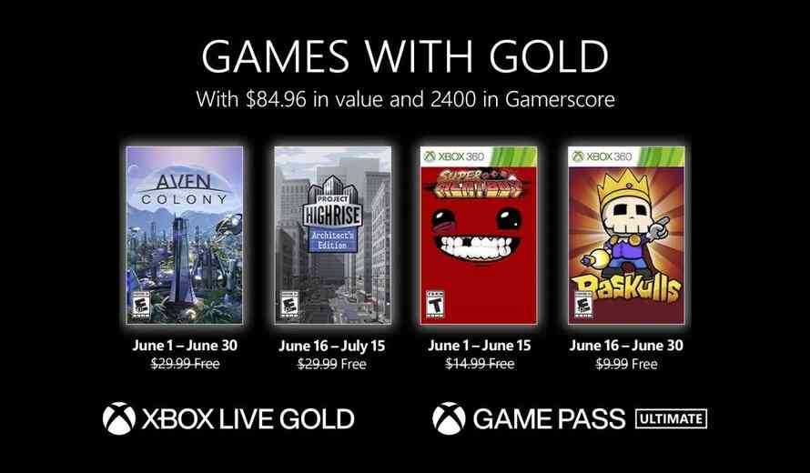 Games With Gold June 2022