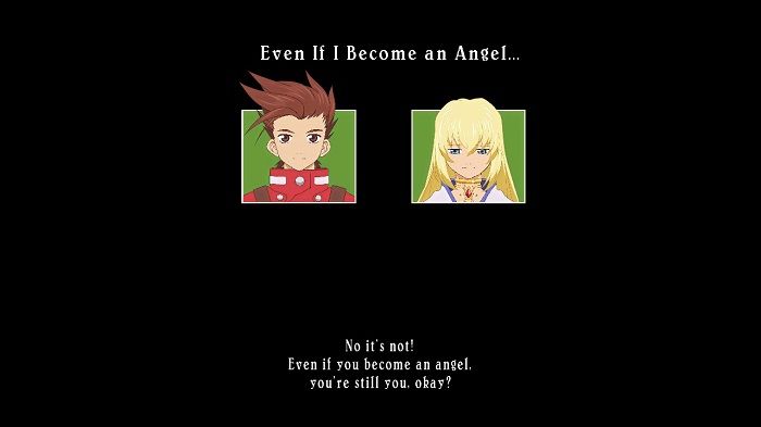 Tales of Symphonia "Even if I Become An Angel" Skit